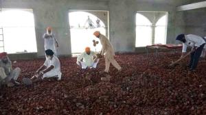 Sewa of inner hall floor 